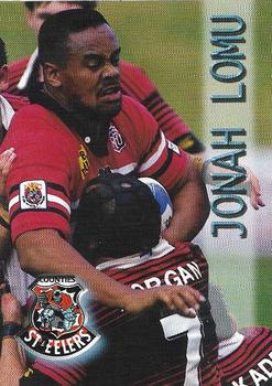 1996 Card Crazy Authentics NPC Rugby Union Superstars #20 Jonah Lomu Front